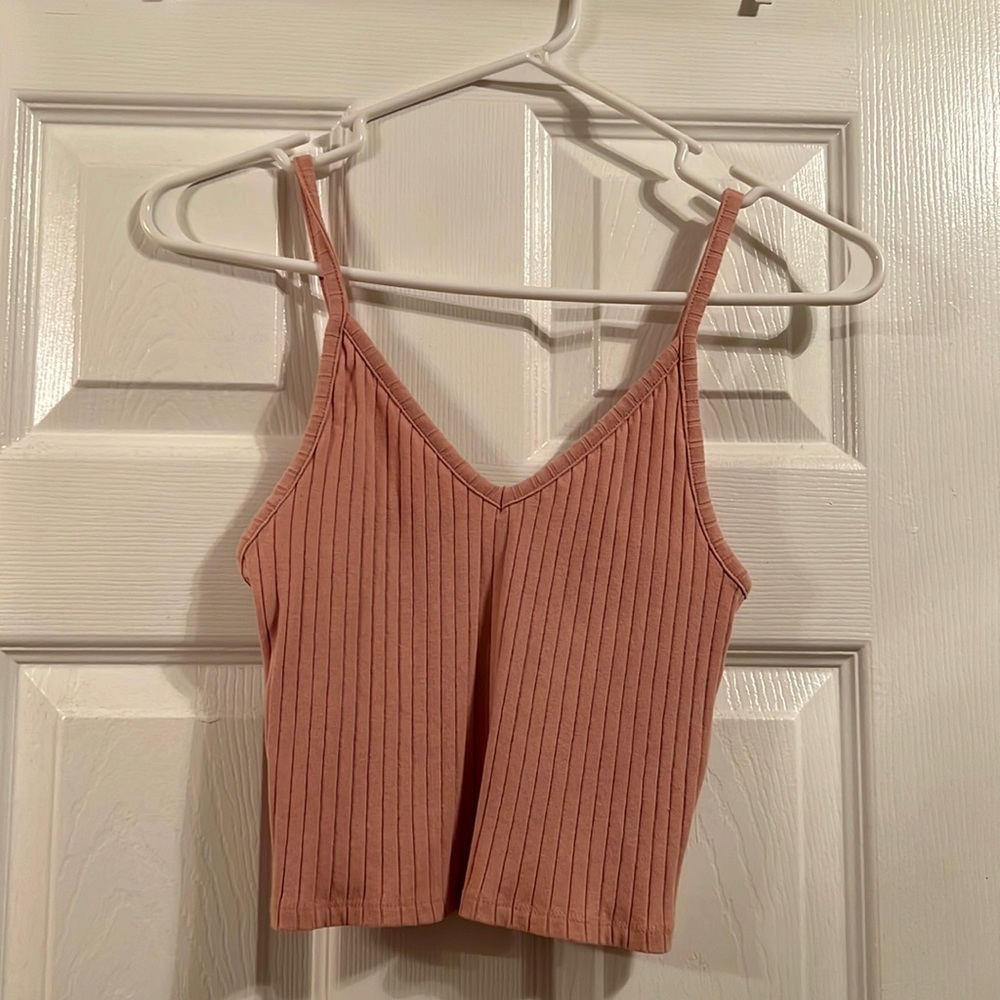 Pink crop top